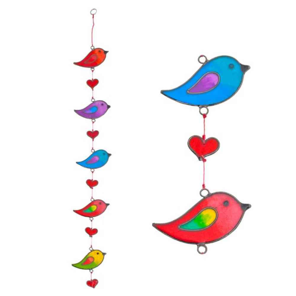 Something Different - Birds Raamhanger/Suncatcher - Multicolours